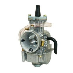 P2R CARBURATEUR TYPE PWK 26 SILVER A BOISSEAU PLAT AVEC POWER JET