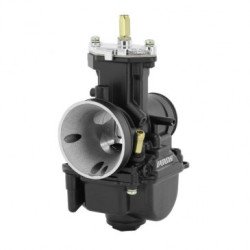 P2R CARBURATEUR TYPE PWK 30 RACING BLACK A BOISSEAU PLAT AVEC POWER JET