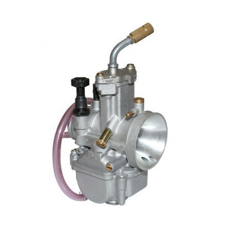 P2R CARBURATEUR TYPE PWK 24 SILVER A BOISSEAU PLAT AVEC POWER JET